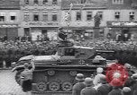 Image of German Panzer III tanks parade in Berlin residential area Berlin Germany, 1945, second 14 stock footage video 65675074099