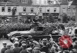 Image of German Panzer III tanks parade in Berlin residential area Berlin Germany, 1945, second 15 stock footage video 65675074099