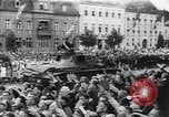 Image of German Panzer III tanks parade in Berlin residential area Berlin Germany, 1945, second 17 stock footage video 65675074099