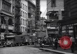 Image Mott Street et Pell dans Chinatown New York City USA, 1939, de la seconde 4 séquences d'archives historiques vidéo 65675074109