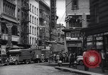 Image Mott Street et Pell dans Chinatown New York City USA, 1939, de la seconde 6 séquences d'archives historiques vidéo 65675074109
