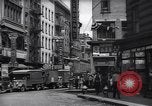 Image Mott Street et Pell dans Chinatown New York City USA, 1939, de la seconde 7 séquences d'archives historiques vidéo 65675074109