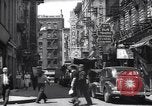 Image Mott Street et Pell dans Chinatown New York City USA, 1939, de la seconde 19 séquences d'archives historiques vidéo 65675074109