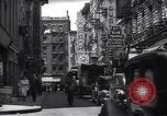 Image Mott Street et Pell dans Chinatown New York City USA, 1939, de la seconde 23 séquences d'archives historiques vidéo 65675074109