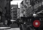 Image Mott Street et Pell dans Chinatown New York City USA, 1939, de la seconde 24 séquences d'archives historiques vidéo 65675074109