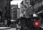 Image Mott Street et Pell dans Chinatown New York City USA, 1939, de la seconde 25 séquences d'archives historiques vidéo 65675074109