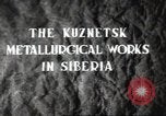 Image of Kuznetsk Metallurgical plant Siberia Soviet Union, 1947, second 3 stock footage video 65675074202