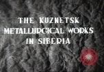Image of Kuznetsk Metallurgical plant Siberia Soviet Union, 1947, second 4 stock footage video 65675074202