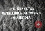 Image of Kuznetsk Metallurgical plant Siberia Soviet Union, 1947, second 5 stock footage video 65675074202