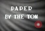 Standbild Papier produzierenden Werk Segezha Karelo-Finnish Sowjetischen Sozialistischen Republik, 1947, aus Sekunde 4 historischem Filmmaterial Videoclip 65675074205