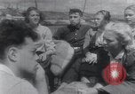 Image of young communist men and women Stalingrad Russia Soviet Union, 1945, second 21 stock footage video 65675074222