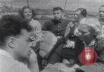 Image of young communist men and women Stalingrad Russia Soviet Union, 1945, second 22 stock footage video 65675074222