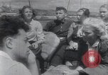 Image of young communist men and women Stalingrad Russia Soviet Union, 1945, second 23 stock footage video 65675074222