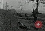 Standbild US Artillerie Beschuss St Stephan's Cathedral Vieux-Brisach Deutschland, 1945, aus Sekunde 4 historischem Filmmaterial Videoclip 65675074265