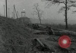 Standbild US Artillerie Beschuss St Stephan's Cathedral Vieux-Brisach Deutschland, 1945, aus Sekunde 10 historischem Filmmaterial Videoclip 65675074265