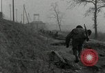 Standbild US Artillerie Beschuss St Stephan's Cathedral Vieux-Brisach Deutschland, 1945, aus Sekunde 14 historischem Filmmaterial Videoclip 65675074265