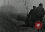 Standbild US Artillerie Beschuss St Stephan's Cathedral Vieux-Brisach Deutschland, 1945, aus Sekunde 20 historischem Filmmaterial Videoclip 65675074265
