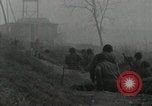 Standbild US Artillerie Beschuss St Stephan's Cathedral Vieux-Brisach Deutschland, 1945, aus Sekunde 26 historischem Filmmaterial Videoclip 65675074265