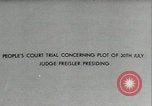 Image of Nazi German Judge Ronald Freisler Germany, 1944, second 7 stock footage video 65675074287