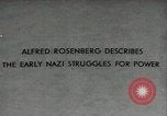 Standbild Adolf Hitler am frühen Sitzungen im Aufstieg zur Macht Deutschland, 1929, aus Sekunde 13 historischem Filmmaterial Videoclip 65675074291
