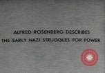Standbild Adolf Hitler am frühen Sitzungen im Aufstieg zur Macht Deutschland, 1929, aus Sekunde 18 historischem Filmmaterial Videoclip 65675074291