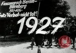 Standbild Adolf Hitler im Jahre 1927 Reichspartei Nürnberg Deutschland, 1927, aus Sekunde 6 historischem Filmmaterial Videoclip 65675074292