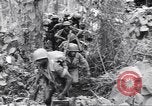 Image La campagne des soldats américains africains dans le Pacifique l'île de Bougainville en Papouasie-Nouvelle-Guinée, 1944, de la seconde 25 séquences d'archives historiques vidéo 65675074325