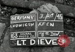 Image of U.S. Army patrol moves carefully through ruins of German City Ludwigshafen Germany, 1945, second 4 stock footage video 65675074328