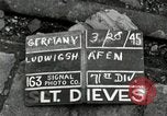 Image of U.S. Army patrol moves carefully through ruins of German City Ludwigshafen Germany, 1945, second 5 stock footage video 65675074328