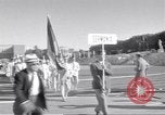 Image of athletes of different countries Rome Italy, 1960, second 4 stock footage video 65675074341
