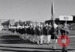 Image of athletes of different countries Rome Italy, 1960, second 20 stock footage video 65675074341