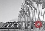 Image of statues of Foro Italica Stadium Rome Italy, 1960, second 6 stock footage video 65675074344