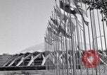 Image of statues of Foro Italica Stadium Rome Italy, 1960, second 8 stock footage video 65675074344