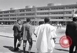 Image of statues of Foro Italica Stadium Rome Italy, 1960, second 25 stock footage video 65675074344