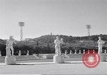 Image of statues of Foro Italica Stadium Rome Italy, 1960, second 54 stock footage video 65675074344