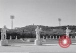 Image of statues of Foro Italica Stadium Rome Italy, 1960, second 57 stock footage video 65675074344