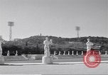 Image of statues of Foro Italica Stadium Rome Italy, 1960, second 59 stock footage video 65675074344