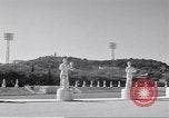 Image of statues of Foro Italica Stadium Rome Italy, 1960, second 60 stock footage video 65675074344