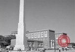 Image of monument to Benito Mussolini Rome Italy, 1960, second 13 stock footage video 65675074345