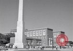 Image of monument to Benito Mussolini Rome Italy, 1960, second 14 stock footage video 65675074345