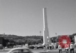 Image of monument to Benito Mussolini Rome Italy, 1960, second 17 stock footage video 65675074345