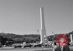Image of monument to Benito Mussolini Rome Italy, 1960, second 19 stock footage video 65675074345