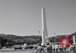 Image of monument to Benito Mussolini Rome Italy, 1960, second 21 stock footage video 65675074345
