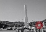 Image of monument to Benito Mussolini Rome Italy, 1960, second 23 stock footage video 65675074345