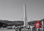 Image of monument to Benito Mussolini Rome Italy, 1960, second 24 stock footage video 65675074345