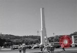 Image of monument to Benito Mussolini Rome Italy, 1960, second 29 stock footage video 65675074345