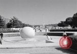 Image of monument to Benito Mussolini Rome Italy, 1960, second 38 stock footage video 65675074345