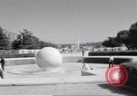 Image of monument to Benito Mussolini Rome Italy, 1960, second 42 stock footage video 65675074345