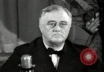 Image of Franklin Roosevelt Great Arsenal of Democracy speech Washington DC USA, 1940, second 4 stock footage video 65675074351