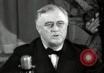 Image of Franklin Roosevelt Great Arsenal of Democracy speech Washington DC USA, 1940, second 10 stock footage video 65675074351